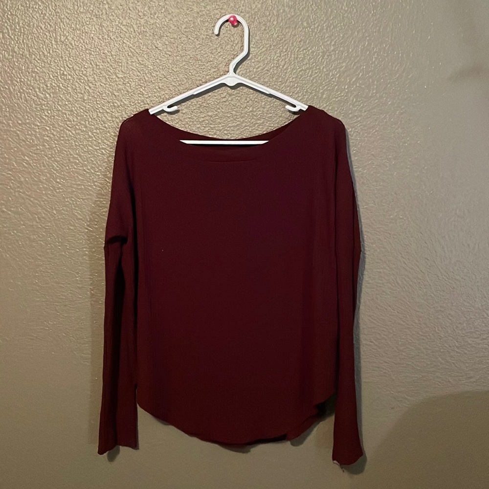 Dark Maroon Thin Sweater